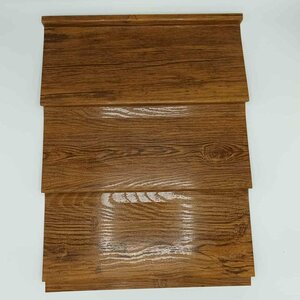 Staalrabat | Hoge plank | Warm Oak | maatwerk