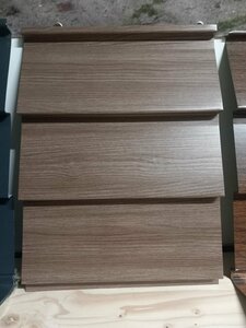 Staalrabat | Hoge plank | Natural Beech | maatwerk