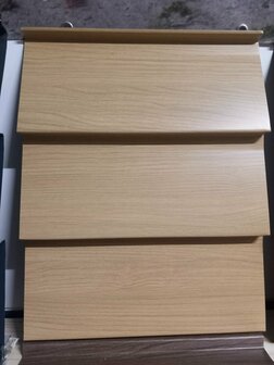 Staalrabat | Hoge plank | Natural Oak | maatwerk